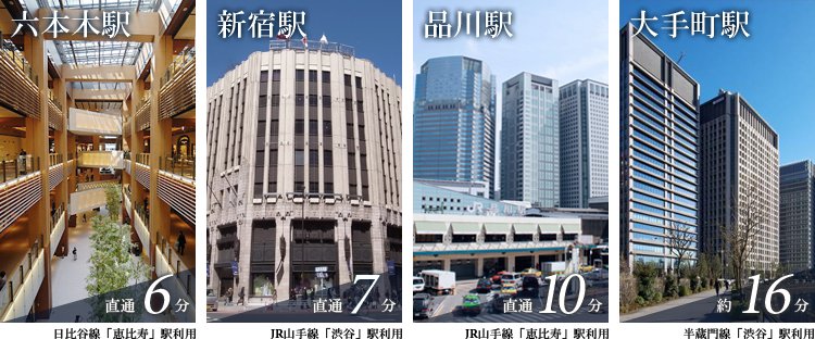 高級賃貸マンション：渋谷プロパティータワー：周辺環境画像