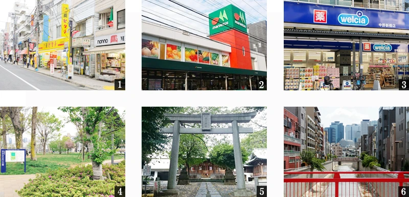 高級賃貸マンション：ACPレジデンス中野新橋：周辺環境画像