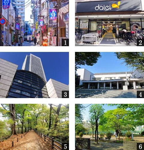 高級賃貸マンション：AIFLAT渋谷西原：周辺環境画像