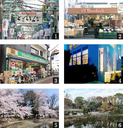 高級賃貸マンション：AIFLAT品川戸越パークサイド：周辺環境画像