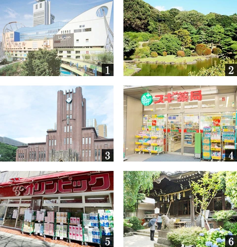 高級賃貸マンション：アジールコート後楽園：周辺環境画像