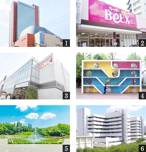 高級賃貸マンション：アジールコート三宿テラス：周辺環境画像