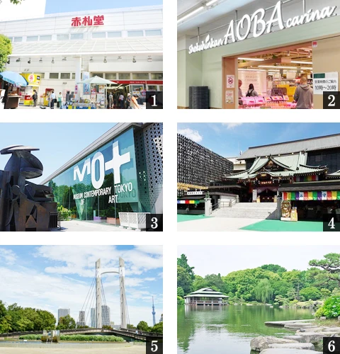 高級賃貸マンション：アジールコート門前仲町：周辺環境画像