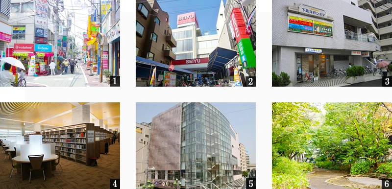 高級賃貸マンション：アジールコート下高井戸：周辺環境画像