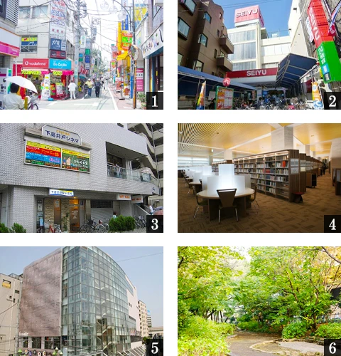 高級賃貸マンション：アジールコート下高井戸：周辺環境画像