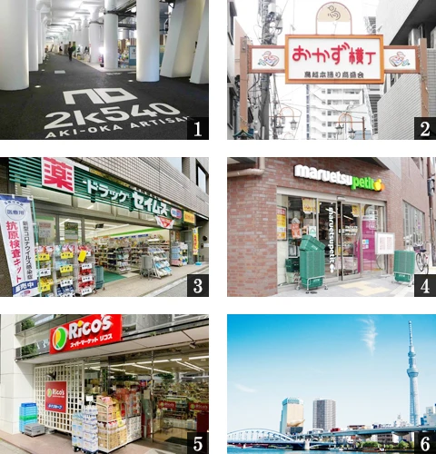 高級賃貸マンション：バウスフラッツ蔵前：周辺環境画像