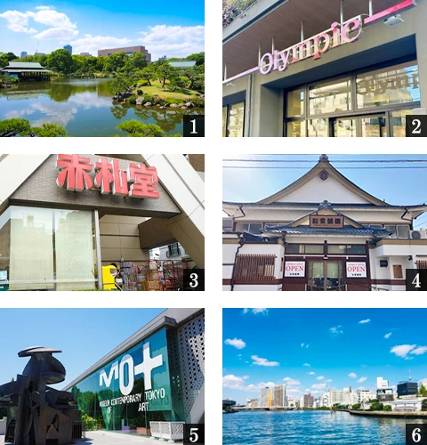 高級賃貸マンション：ブリリアイスト清澄庭園：周辺環境画像