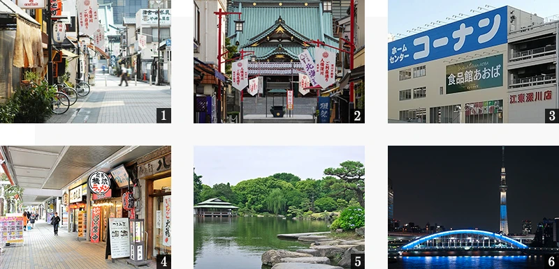 高級賃貸マンション：ブリリアイスト門前仲町：周辺環境画像