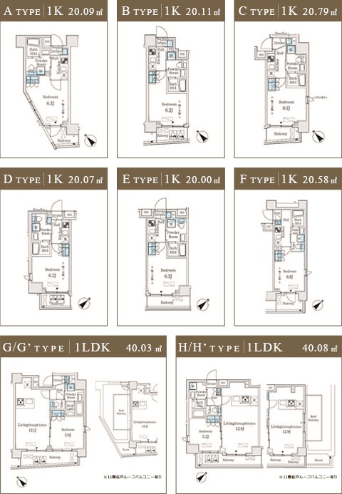 高級賃貸マンション：コージーコート島津山：ルームプラン画像