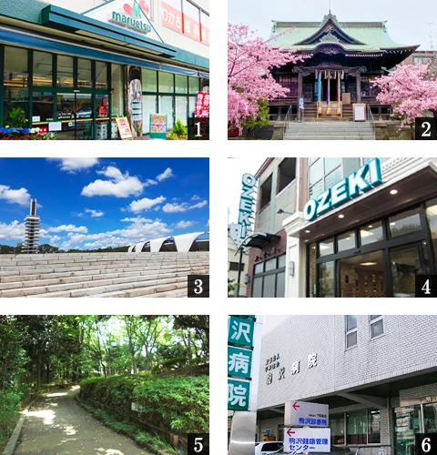 高級賃貸マンション：クレアティフ駒澤大学前：周辺環境画像