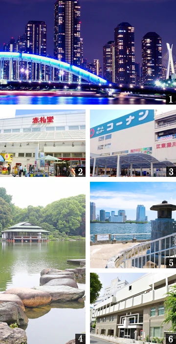 高級賃貸マンション：クレストコート門前仲町：周辺環境画像