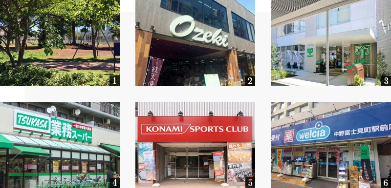 高級賃貸マンション：クレストコート中野富士見町：周辺環境画像
