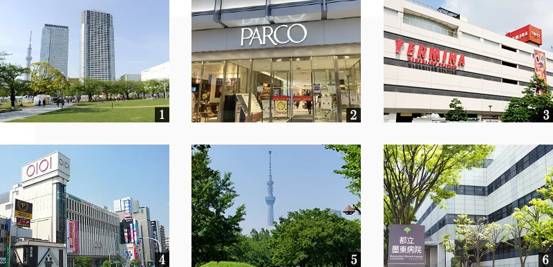 高級賃貸マンション：ダフィット錦糸町：周辺環境画像