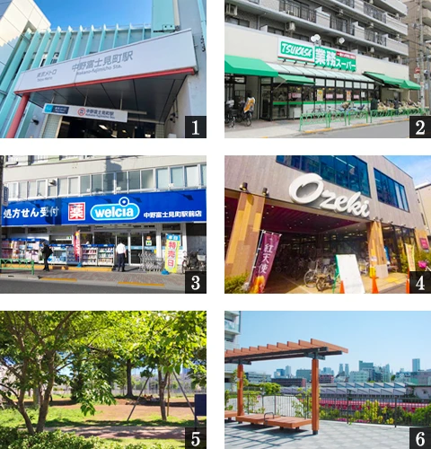 高級賃貸マンション：ディームス中野富士見町：周辺環境画像