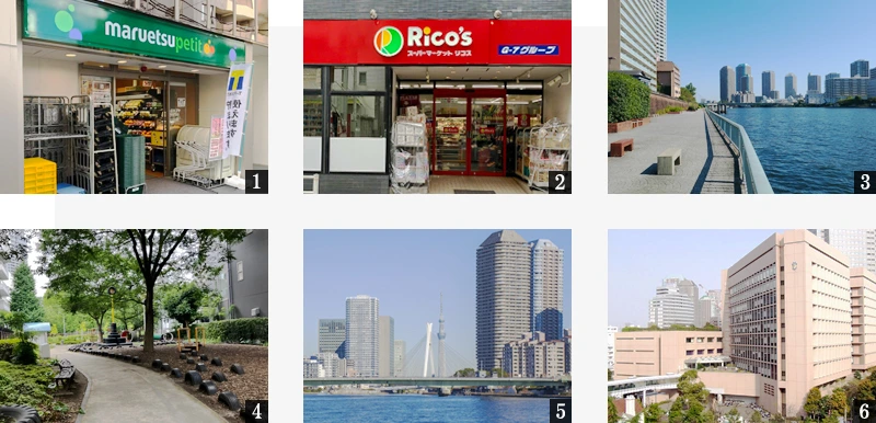 高級賃貸マンション：ドゥーエ銀座イーストⅢ：周辺環境画像