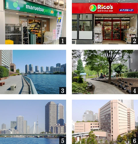 高級賃貸マンション：ドゥーエ銀座イーストⅢ：周辺環境画像
