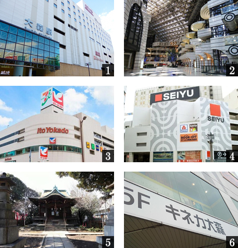 高級賃貸マンション：デュオフラッツ大森イースト：周辺環境画像