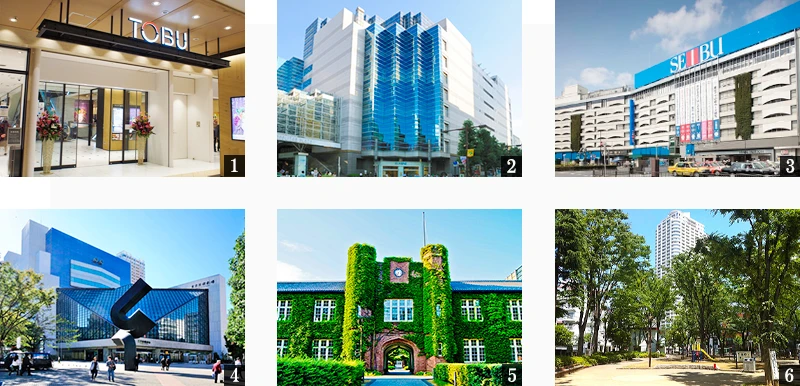 高級賃貸マンション：デュオメゾン池袋オヴェスト：周辺環境画像