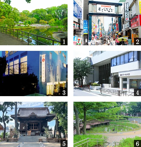 高級賃貸マンション：デュオメゾン品川戸越：周辺環境画像