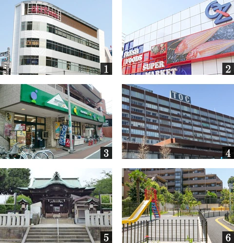 高級賃貸マンション：ガーデンザヴィス不動前：周辺環境画像