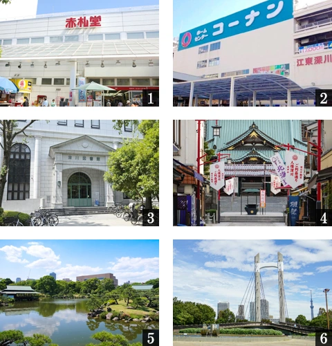 高級賃貸マンション：ガーデンサヴィス門前仲町：周辺環境画像