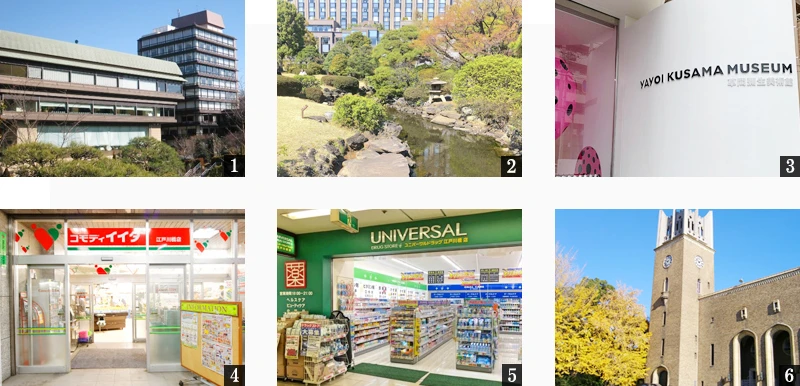 高級賃貸マンション：ジオエント早稲田：周辺環境画像