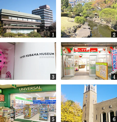 高級賃貸マンション：ジオエント早稲田：周辺環境画像