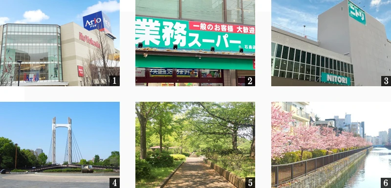 高級賃貸マンション：グランカーサ住吉Ⅲ：周辺環境画像