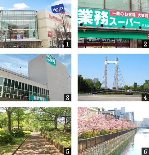 高級賃貸マンション：グランカーサ住吉Ⅲ：周辺環境画像