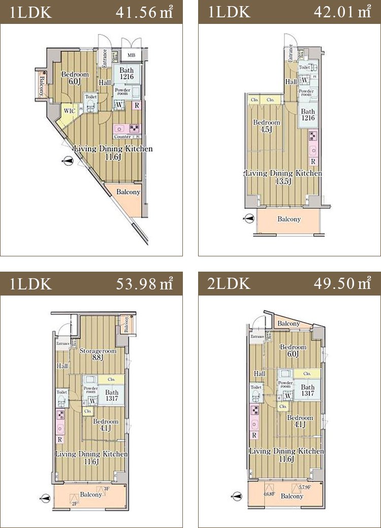 高級賃貸マンション：グランクリュ新宿御苑：プラン画像