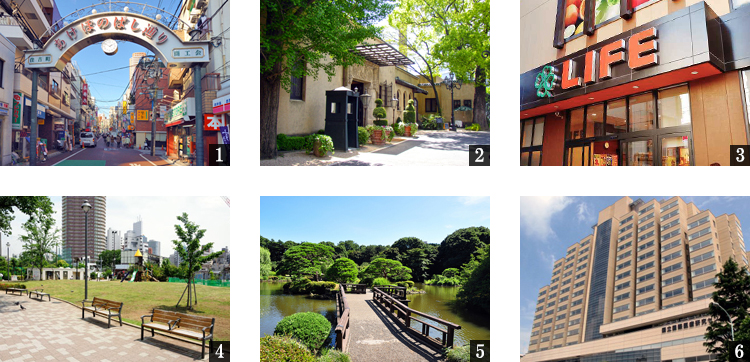 高級賃貸マンション：グランパセオ新宿河田町：周辺環境画像