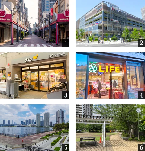 高級賃貸マンション：グランジット月島TOKYO BAY：周辺環境画像