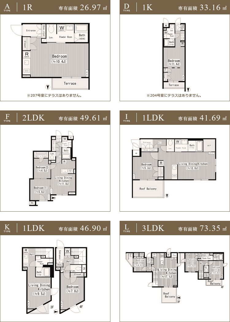 高級賃貸マンション：ジョイアスガード代々木：ルームプラン画像