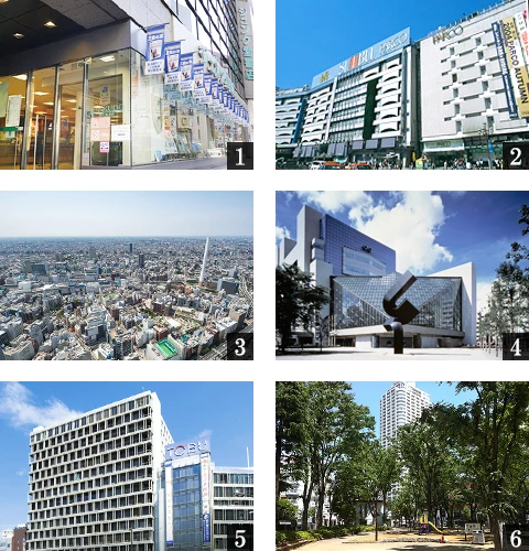 高級賃貸マンション：ルフォンリヴェント池袋：周辺環境画像