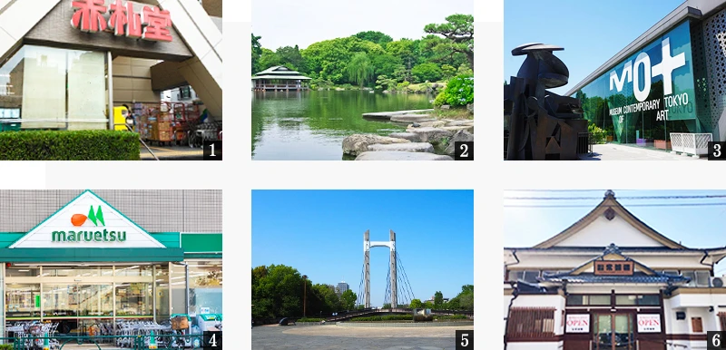 高級賃貸マンション：ルフォンリヴェント清澄白河：周辺環境画像