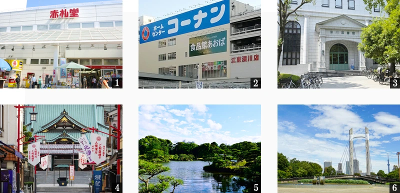 高級賃貸マンション：ルフォンリヴェント門前仲町：周辺環境画像