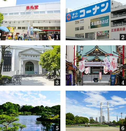 高級賃貸マンション：ルフォンリヴェント門前仲町：周辺環境画像