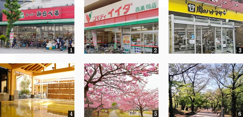 高級賃貸マンション：ルフォンリヴェント西巣鴨：周辺環境画像