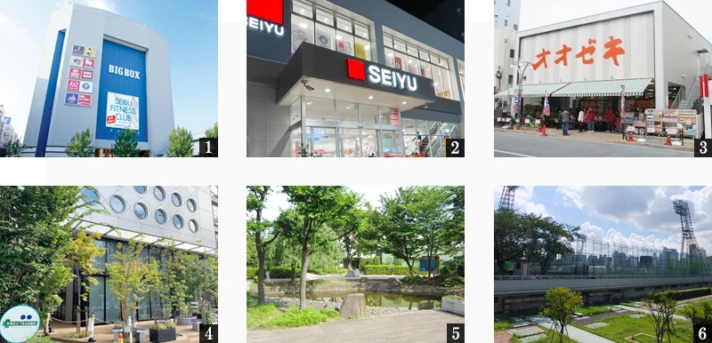 高級賃貸マンション：ルフォンプログレ高田馬場ノース：周辺環境画像