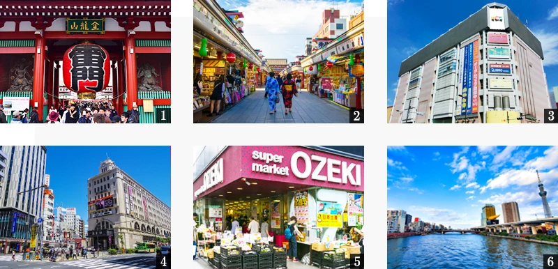 高級賃貸マンション：リビオメゾン浅草雷門：周辺環境画像