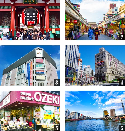 高級賃貸マンション：リビオメゾン浅草雷門：周辺環境画像