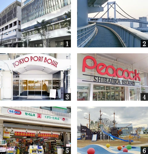 高級賃貸マンション：リビオメゾン芝浦：周辺環境画像