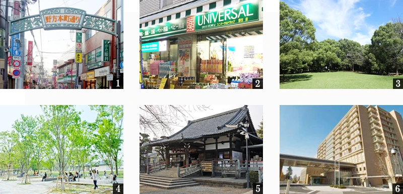 高級賃貸マンション：NOGATA RESIDENCE：周辺環境画像