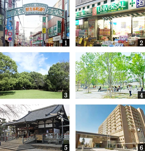 高級賃貸マンション：NOGATA RESIDENCE：周辺環境画像