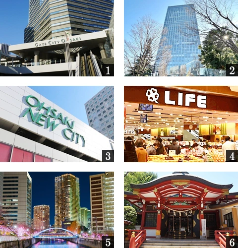 高級賃貸マンション：大崎ステーションレジデンス：周辺環境画像
