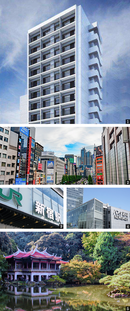 高級賃貸マンション：パークフロント新宿：コンセプト画像