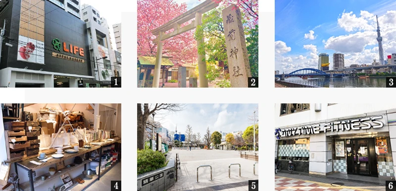 高級賃貸マンション：プライムブリス新御徒町：周辺環境画像