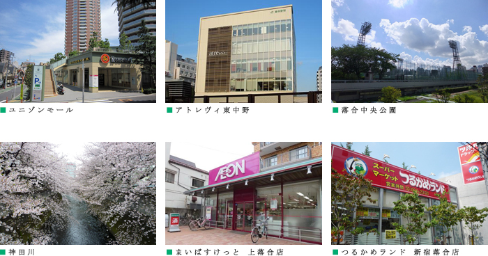 プラウドフラット東中野：周辺施設