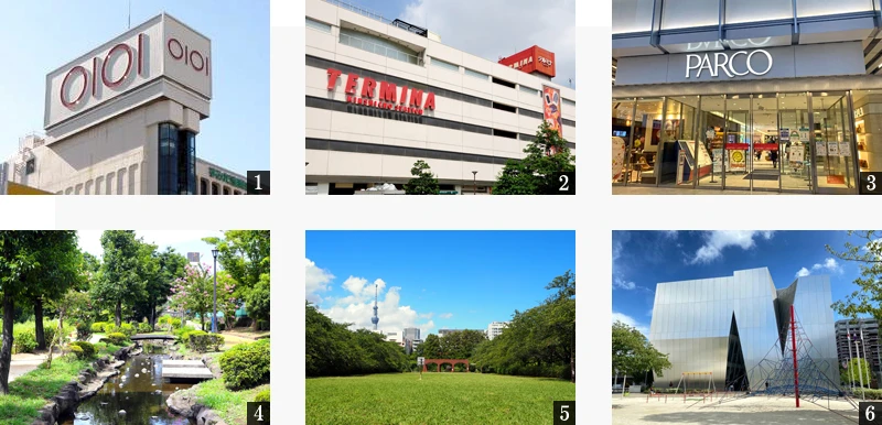 高級賃貸マンション：プラウドフラット錦糸町ウエスト：周辺環境画像