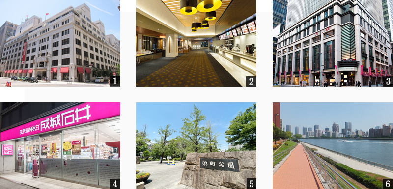 高級賃貸マンション：プラウドフラット三越前イースト：周辺環境画像